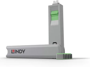 LINDY USB Type C Port Blocker Key, Green - Pack of 4 LINDY USB Type C Port Blocker Key, Green - Pack of 4