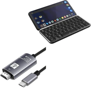 BoxWave Cable Compatible with Planet Computers Astro Slide - SmartDisplay Cable - USB Type-C to HDMI (6 ft), USB C/HDMI Cable - Jet Black BoxWave Cable Compatible with Planet Computers Astro Slide - SmartDisplay Cable - USB Type-C to HDMI (6 ft), USB C/HDMI Cable - Jet Black