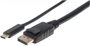 Manhattan Products USB-C to DisplayPort Adapter Cable, Converts A DP Alt Mode Signal to A 4K DP Output, 1 M (3 ft.), Black Manhattan Products USB-C to DisplayPort Adapter Cable, Converts A DP Alt Mode Signal to A 4K DP Output, 1 M (3 ft.), Black