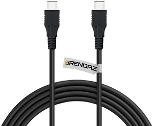 BRENDAZ USB 3.1 Type-C to Type-C (Type C) Cable, Compatible with Canon EOS RP, EOS R, R5, R6 Mirrorless Digital Camera, Supports Data Transfer 10Gbps BRENDAZ USB 3.1 Type-C to Type-C (Type C) Cable, Compatible with Canon EOS RP, EOS R, R5, R6 Mirrorless Digital Camera, Supports Data Transfer 10Gbps