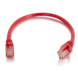 Cables To Go 0.5m CAT6 550MHz Snagless Patch Cable - Red 83445 Cables To Go 0.5m CAT6 550MHz Snagless Patch Cable - Red 83445