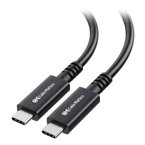 Cable Matters 20Gbps Active USB4 Cable 16.4 ft / 5m with 4K Video & 60W Charging, Compatible with Thunderbolt 4/3, USB C for VR Headset, Docking Stations, MacBook, DELL XPS, Surface Pro and More Cable Matters 20Gbps Active USB4 Cable 16.4 ft / 5m with 4K Video & 60W Charging, Compatible with Thunderbolt 4/3, USB C for VR Headset, Docking Stations, MacBook, DELL XPS, Surface Pro and More