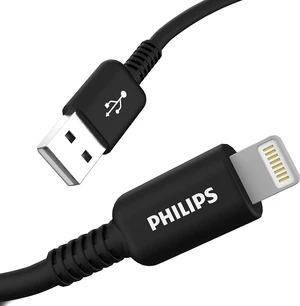 Philips USB Charging Cable with Lightning Connector, 4ft. (1.2m) Black, Connect / Sync / Charge, Apple MFi Certified, Compatible with iPhone X / 8 / 7 / iPad / Beats Pill+ / & more, DLC4104V/37 Philips USB Charging Cable with Lightning Connector, 4ft. (1.2m) Black, Connect / Sync / Charge, Apple MFi Certified, Compatible with iPhone X / 8 / 7 / iPad / Beats Pill+ / & more, DLC4104V/37