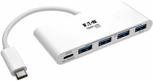 Tripp Lite U460-004-4A-C 4-Port USB 3.1 Gen 1 USB-C to USB-A Portable Hub with x4 USB-A and USB-C Charging Port 5 Gbps Tripp Lite U460-004-4A-C 4-Port USB 3.1 Gen 1 USB-C to USB-A Portable Hub with x4 USB-A and USB-C Charging Port 5 Gbps