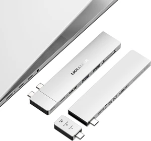 80Gbps USB-C Hub Dock for MacBook Neo/Air/Pro Detachable Magnetic 8K Multiport Adapter with 4K@240Hz HDMI, 140W Max PD & SD/TF Reader for Laptops/iPad (Silver) 80Gbps USB-C Hub Dock for MacBook Neo/Air/Pro Detachable Magnetic 8K Multiport Adapter with 4K@240Hz HDMI, 140W Max PD & SD/TF Reader for Laptops/iPad (Silver)