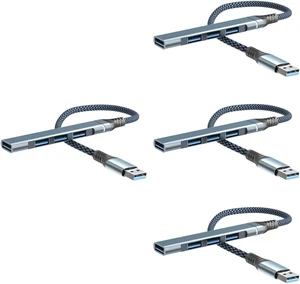 OSALADI 4pcs USB Hub Port Expander for Laptop Fast Data Transfer Additional USB Ports OSALADI 4pcs USB Hub Port Expander for Laptop Fast Data Transfer Additional USB Ports
