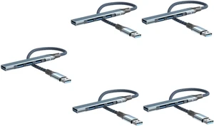 OSALADI 5pcs USB Hub Port Expander for Laptop Multiple USB Ports for Data Transfer and Connection Expansion OSALADI 5pcs USB Hub Port Expander for Laptop Multiple USB Ports for Data Transfer and Connection Expansion