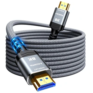 Snowkids Fibre Optic 8K HDMI Cable 50feet, HDMI 2.1 Ultra High Speed 48Gbps Snowkids Fibre Optic 8K HDMI Cable 50feet, HDMI 2.1 Ultra High Speed 48Gbps