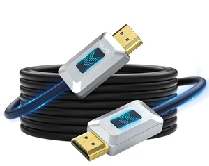 Fiber Optic 8K HDMI Cable 83FT, Long HDMI 2.1 Cable, 48Gbps Ultra High Speed Thin Fiber HDMI Cord, 8K@60Hz 4K@120Hz, eARC, HDCP 2.2&2.3, Dynamic HDR, 3D, for Home Theater HDTV Monitor Game PS5 Fiber Optic 8K HDMI Cable 83FT, Long HDMI 2.1 Cable, 48Gbps Ultra High Speed Thin Fiber HDMI Cord, 8K@60Hz 4K@120Hz, eARC, HDCP 2.2&2.3, Dynamic HDR, 3D, for Home Theater HDTV Monitor Game PS5