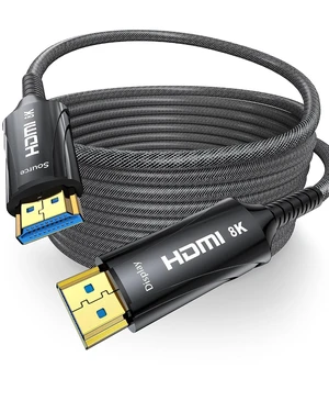 Cratree 8K Fiber Optic HDMI Cable Long 200FT/60M - 48Gbps,High Speed HDMI Cord,8K 60Hz,4K120Hz,HDCP 2.2&2.3, HDR10 - Compatible with Fire Roku HDTV,Monitor,Projecto Cratree 8K Fiber Optic HDMI Cable Long 200FT/60M - 48Gbps,High Speed HDMI Cord,8K 60Hz,4K120Hz,HDCP 2.2&2.3, HDR10 - Compatible with Fire Roku HDTV,Monitor,Projecto