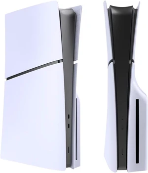 Console Faceplate Anti-Scratch Case for PS5 SLIM Disc Edition Console Protective Shell (White) Console Faceplate Anti-Scratch Case for PS5 SLIM Disc Edition Console Protective Shell (White)