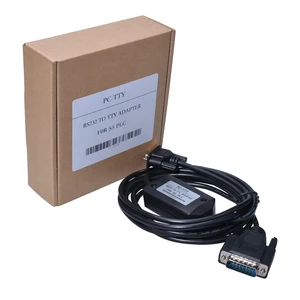PC-TTY Programming Cable 6ES5734-1BD20 for S5 PLC, RS232 to TTY Adapter, DB9 to DB15 Cable PC-TTY Programming Cable 6ES5734-1BD20 for S5 PLC, RS232 to TTY Adapter, DB9 to DB15 Cable