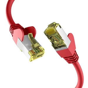 EFB-Elektronik - CAT. 6a Network Cable up to 10 Gbit - 30 m LAN Cable Ethernet Cable Patch Cable with Jack/Kink Protection - RJ45 Connection, S/FTP PIMF Shielding - red EFB-Elektronik - CAT. 6a Network Cable up to 10 Gbit - 30 m LAN Cable Ethernet Cable Patch Cable with Jack/Kink Protection - RJ45 Connection, S/FTP PIMF Shielding - red