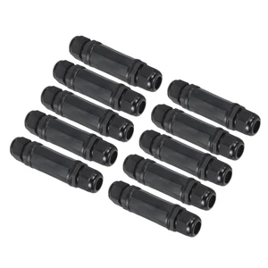 MECCANIXITY Waterproof RJ45 Coupler, Dual Head Shielded Female to Female IP67 Ethernet Outdoor LAN Cable Connector for Cat6/Cat5e/Cat5, Pack of 10 MECCANIXITY Waterproof RJ45 Coupler, Dual Head Shielded Female to Female IP67 Ethernet Outdoor LAN Cable Connector for Cat6/Cat5e/Cat5, Pack of 10
