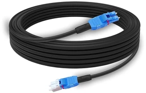 LC to LC Fiber Optic Cable Internet 125m/410ft, LSZH Armored Duplex Fiber Optic Internet Cable 2 Core OS2 9/125um Single Mode Fiber Patch Cable OD-5mm,UPC Outdoor Fiber Patch Cable LC to LC Fiber Optic Cable Internet 125m/410ft, LSZH Armored Duplex Fiber Optic Internet Cable 2 Core OS2 9/125um Single Mode Fiber Patch Cable OD-5mm,UPC Outdoor Fiber Patch Cable