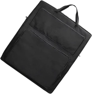 Panel Gear Bag with Multiple Compartments and Front, Black Panel Gear Bag with Multiple Compartments and Front, Black
