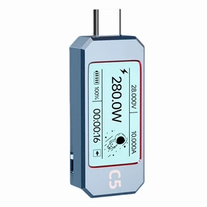 Professional USB C 3.1 Power Meter, Digital Multimeter with DC48V Capacity, Color Display and Temperature Sensors Fast Speed Professional USB C 3.1 Power Meter, Digital Multimeter with DC48V Capacity, Color Display and Temperature Sensors Fast Speed