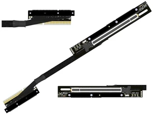 ADTLINK PCIe 5.0 x8 to x16 GPU Riser Cable with Latch 256Gbps HighSpeed Riser Supports RTX 50 Series, RX 90xx Series, New PCIe 5.0 GPU (K83UP-TL,30CM) ADTLINK PCIe 5.0 x8 to x16 GPU Riser Cable with Latch 256Gbps HighSpeed Riser Supports RTX 50 Series, RX 90xx Series, New PCIe 5.0 GPU (K83UP-TL,30CM)