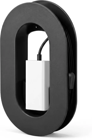 Starlink Mini Cable Organizer with Power Adapter Storage, Wall Mount, Black Starlink Mini Cable Organizer with Power Adapter Storage, Wall Mount, Black