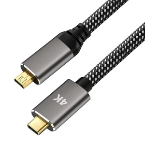 Micro HDMI to USB C Cable 6 FT, 4K@60Hz 2K@120Hz, 18Gbps, Unidirectional Micro HDMI to USB C Cable 6 FT, 4K@60Hz 2K@120Hz, 18Gbps, Unidirectional