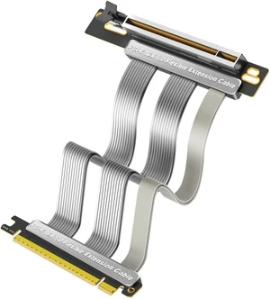 PCI-E 5.0 16X PCIe 5.0 Expansion Cable 90 Degree Vertical Installation GPU Cable for Desktop PC Computer PCI-E 5.0 16X PCIe 5.0 Expansion Cable 90 Degree Vertical Installation GPU Cable for Desktop PC Computer