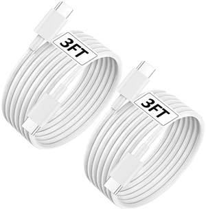 240W USB C Cable, USB C to USB C, C to C Cable Fast Charging for MacBook Pro/MacBook Air, iPad Pro/iPad Air, iPhone 16 Pro Max/ 16 15 Pro/Plus,Samsung,Compatible 140W/100W /65W/45W/35W/20W (2Pack,3ft) 240W USB C Cable, USB C to USB C, C to C Cable Fast Charging for MacBook Pro/MacBook Air, iPad Pro/iPad Air, iPhone 16 Pro Max/ 16 15 Pro/Plus,Samsung,Compatible 140W/100W /65W/45W/35W/20W (2Pack,3ft)