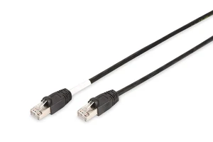 Digitus CAT 6 S-FTP Outdoor Patch Cord, Cu, PE AWG 27/7, Length 5 m, Black Sheath Color Digitus CAT 6 S-FTP Outdoor Patch Cord, Cu, PE AWG 27/7, Length 5 m, Black Sheath Color