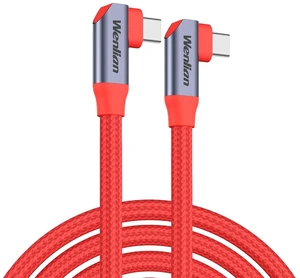 20Gbps USB-C to C Camera Data Transfer Cable,16ft (5m), Right Angle 20Gbps USB-C to C Camera Data Transfer Cable,16ft (5m), Right Angle