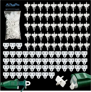 The Original Weatherproof Gaskets & Plug Covers - Made in USA, Outdoor Waterproof GFCI Protectors, Christmas Light Installation, Extension Cords, Stop GFCIs from Tripping (White, Qty 50) - by APlugPro The Original Weatherproof Gaskets & Plug Covers - Made in USA, Outdoor Waterproof GFCI Protectors, Christmas Light Installation, Extension Cords, Stop GFCIs from Tripping (White, Qty 50) - by APlugPro