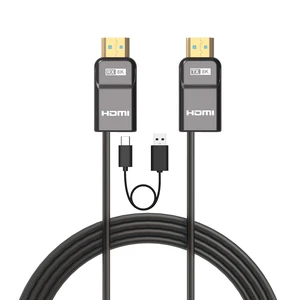 RUIPRO 8K Full Fiber Optic Armored HDMI 2.1 Cable 48Gbps, 8K60/4K120, 10FT RUIPRO 8K Full Fiber Optic Armored HDMI 2.1 Cable 48Gbps, 8K60/4K120, 10FT