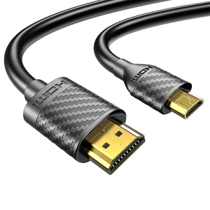 Micro HDMI to HDMI Cable 4K 60Hz, MicroHDMI Adapter Cord for Raspberry Pi 5 4, Camera, GoPro Hero 7 6 5, Lenovo Yoga, HDTV, Monitor, Canon/Nikon/Sony HDR Video & Audio Capture Card - Long 2m Micro HDMI to HDMI Cable 4K 60Hz, MicroHDMI Adapter Cord for Raspberry Pi 5 4, Camera, GoPro Hero 7 6 5, Lenovo Yoga, HDTV, Monitor, Canon/Nikon/Sony HDR Video & Audio Capture Card - Long 2m