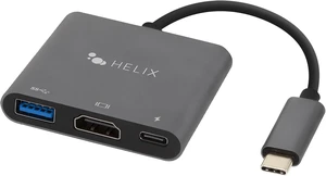 Helix 3-in-1 USB-C Adapter with USB-A, HDMI and USB-C Ports ETHHUB3 Helix 3-in-1 USB-C Adapter with USB-A, HDMI and USB-C Ports ETHHUB3