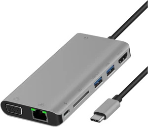 USB-C Hub 9591BD Grey Compatible with All Type-C Devices USB-C Hub 9591BD Grey Compatible with All Type-C Devices