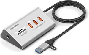 Multifunctional USB C Port HUB Docking Station Gray Multifunctional USB C Port HUB Docking Station Gray