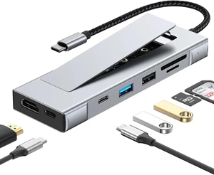 8 in 1 HUB USB C to M2 SSD Enclosure 8 in 1 HUB USB C to M2 SSD Enclosure