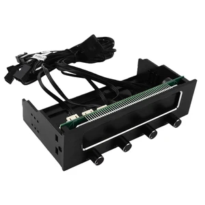 GOWENIC Fan Controller for Desktop Computer Case 4 PWM Fans LCD GOWENIC Fan Controller for Desktop Computer Case 4 PWM Fans LCD