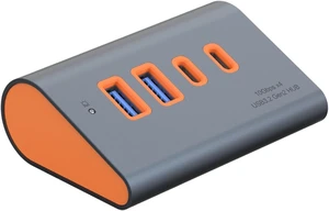 USB 3.2 Extension 4 Harbors 10Gbps Aluminum Build for Home, A USB 3.2 Extension 4 Harbors 10Gbps Aluminum Build for Home, A
