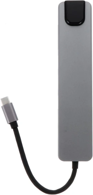 Mikikit Aluminum Alloy Type-c USB Hub 4k, Silver, Eight-in-one Docking Station, No Drivers Required Mikikit Aluminum Alloy Type-c USB Hub 4k, Silver, Eight-in-one Docking Station, No Drivers Required