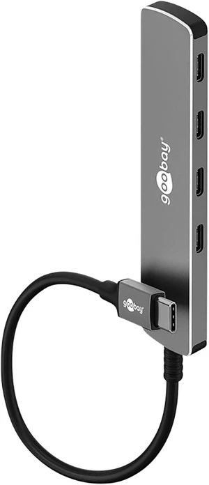 goobay USB C 3.2 - USB A 3.2 / USB-C Male to 4X USB-C, Compact Hub for Laptop, Tablet, Smartphone, SuperSpeed Data Rates up to 5 Gbps, Compatible with Windows/Linux/macOS - 79160 goobay USB C 3.2 - USB A 3.2 / USB-C Male to 4X USB-C, Compact Hub for Laptop, Tablet, Smartphone, SuperSpeed Data Rates up to 5 Gbps, Compatible with Windows/Linux/macOS - 79160
