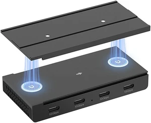 Magnetic Mount USB Hub with Sliding Base, USB 3.2 Gen2 10Gbps Magnetic Mount USB Hub with Sliding Base, USB 3.2 Gen2 10Gbps