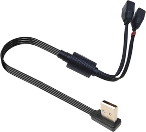 USB 2.0 to 1 Male Female Dual Data hub, Power Adapter and Distributor, charg*/ing Cord, Extension Cable 60CM 40CM(40CM,RI) USB 2.0 to 1 Male Female Dual Data hub, Power Adapter and Distributor, charg*/ing Cord, Extension Cable 60CM 40CM(40CM,RI)