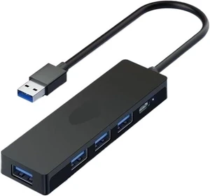USB 3.0 Hub with Power Adapter T/y/pe C Port Multi Extender USB 3.0 Hub with Power Adapter T/y/pe C Port Multi Extender