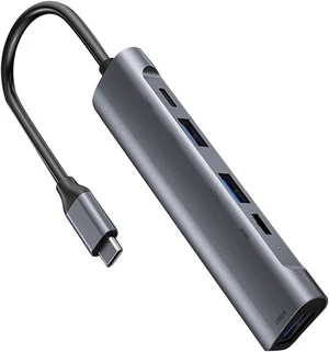 POPETPOP Type C Multi Port USB Hub Adapter USB Ports Dual Type C Docking Station No Driver Needed Lightweight POPETPOP Type C Multi Port USB Hub Adapter USB Ports Dual Type C Docking Station No Driver Needed Lightweight