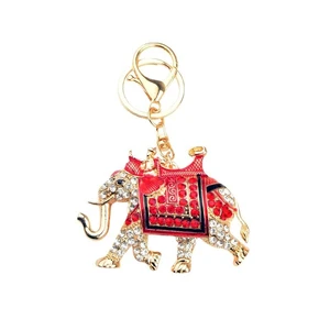xiexuelian 2021 Painting Oil Diamond Elephant Keychain Creative Personality Ethnic Style Bag Key pendant xiexuelian 2021 Painting Oil Diamond Elephant Keychain Creative Personality Ethnic Style Bag Key pendant