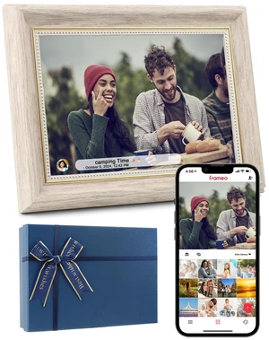 Frameo Digital Frame 10.1 Inch WiFi Digital Photo Frame with 32GB Storage, 1280x800 HD IPS Touch Screen Picture Frames with Frameo APP, Long Distance Realationship Gifts, Elderly Tech-Nordic White Frameo Digital Frame 10.1 Inch WiFi Digital Photo Frame with 32GB Storage, 1280x800 HD IPS Touch Screen Picture Frames with Frameo APP, Long Distance Realationship Gifts, Elderly Tech-Nordic White