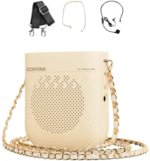 Voice Amplifier for Teachers, Portable Bluetooth Wired Microphone & Speaker, Rechargeable Bullhorn Megaphone for Classroom, Meetings, Yoga, Training, Tour Guides K3 (Skin Tone) Voice Amplifier for Teachers, Portable Bluetooth Wired Microphone & Speaker, Rechargeable Bullhorn Megaphone for Classroom, Meetings, Yoga, Training, Tour Guides K3 (Skin Tone)