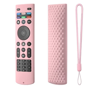 Silicone Case Cover for Vizio XRT140 Remote Silicone Remote Cover for XRT140 Vizio Smart TV Remote Control Shockproof Sleeve with Lanyard (pink) Silicone Case Cover for Vizio XRT140 Remote Silicone Remote Cover for XRT140 Vizio Smart TV Remote Control Shockproof Sleeve with Lanyard (pink)