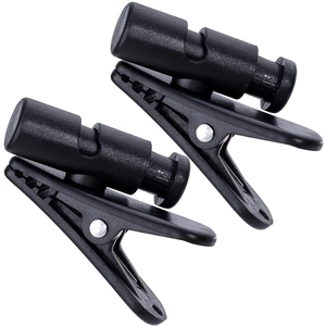 2 Pack Headphone Clips for Earphone Wire, Black (for 0.5-3 mm) | 360 Degree Rotate Earphone Microphone Cable Clips, Headset Mic Cord Clamp for Clothing, Shirt, Collar 2 Pack Headphone Clips for Earphone Wire, Black (for 0.5-3 mm) | 360 Degree Rotate Earphone Microphone Cable Clips, Headset Mic Cord Clamp for Clothing, Shirt, Collar