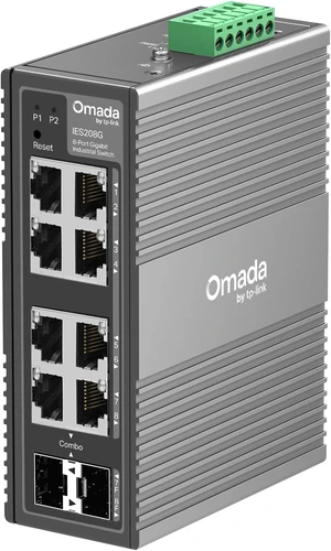 Omada IES208G, 8 Port Gigabit Easy Managed Industrial Switch Omada IES208G, 8 Port Gigabit Easy Managed Industrial Switch