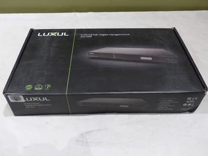 LUXUL 12-Port/8 PoE+ Giga Managed Switch LUXUL 12-Port/8 PoE+ Giga Managed Switch